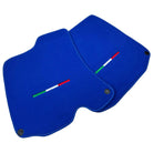 Blue Floor Mats For Ferrari Roma (2021-2024) Italian Edition - AutoWin