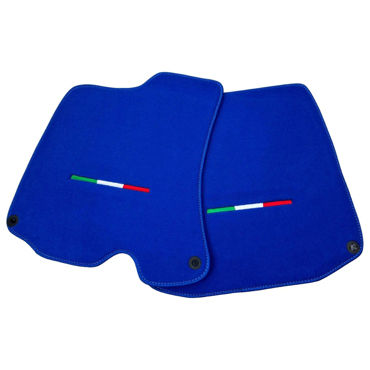 Blue Floor Mats For Ferrari Roma (2021-2024) Italian Edition - AutoWin