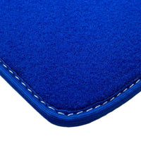 Blue Floor Mats for Lamborghini Diablo (1990-2001) with Purple Leather - AutoWin