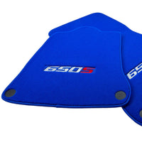 Blue Floor Mats For McLaren 650S Tailored - AutoWin