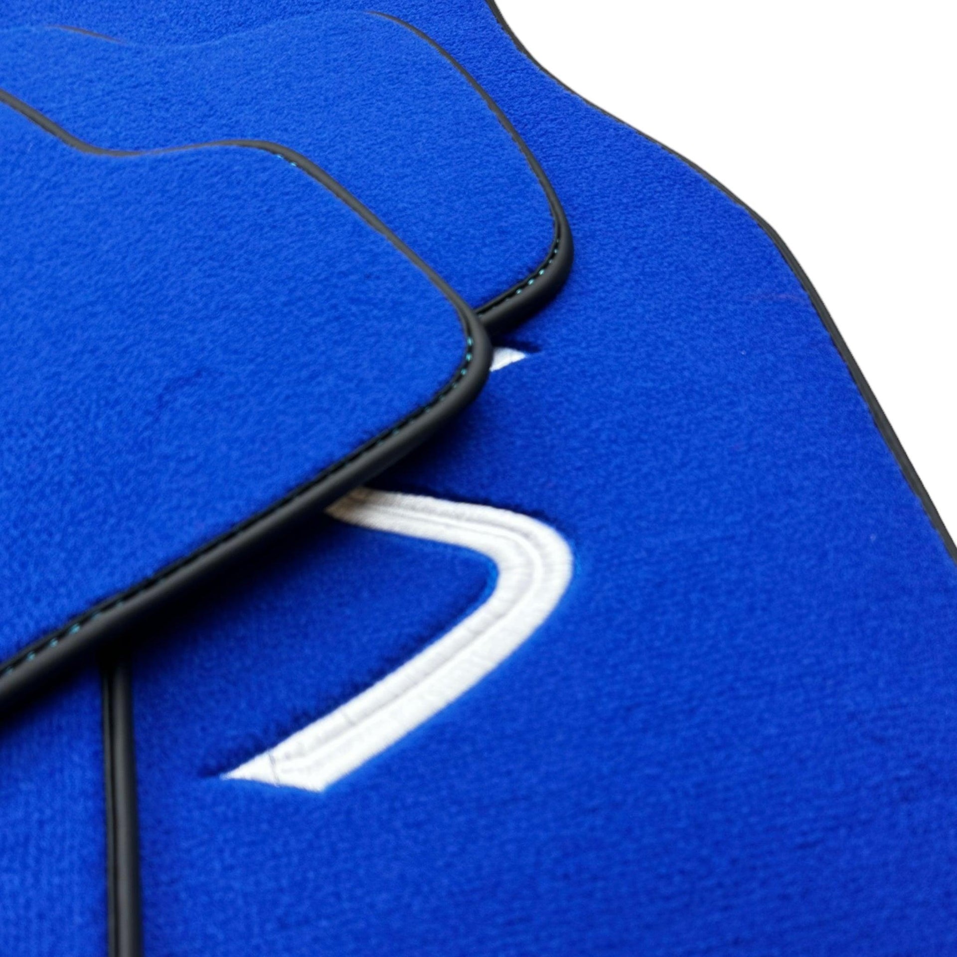Blue Floor Mats for Mini Cooper / One R53 (2001-2007) Cooper S - AutoWin