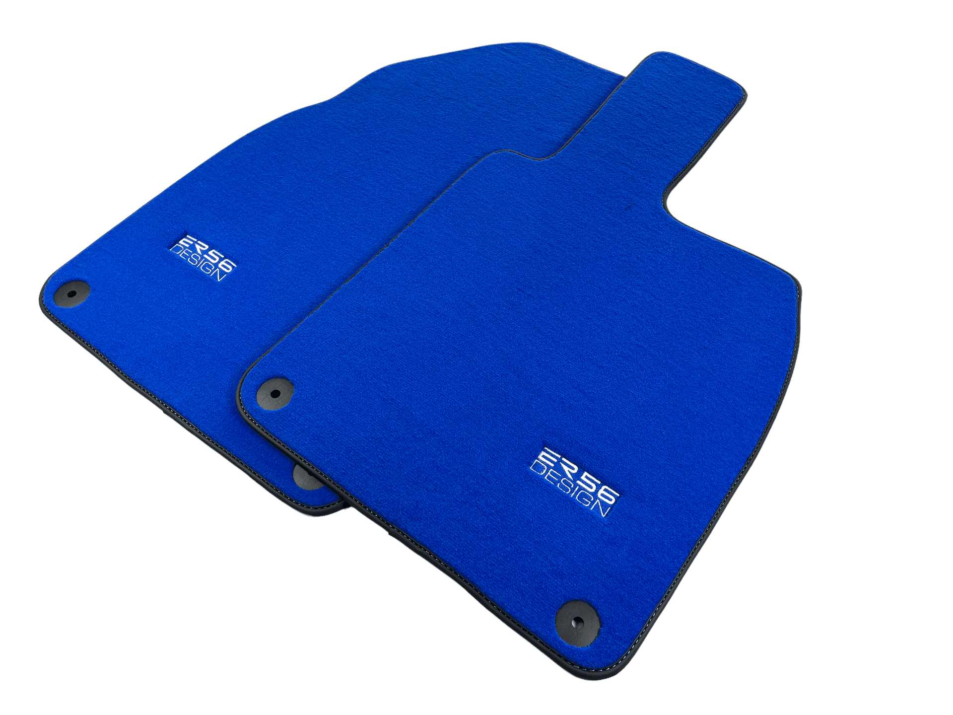 Blue Floor Mats for Porsche 981 Boxster (2013-2016) ER56 Design - AutoWin