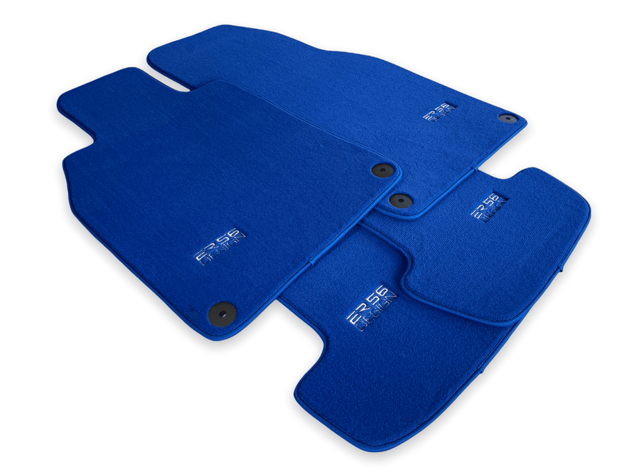 Blue Floor Mats for Porsche 992 (2019-2024) | ER56 Design - AutoWin