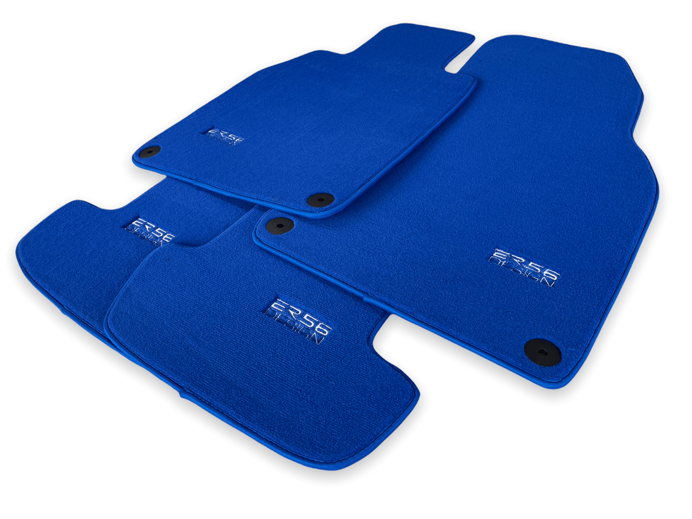 Blue Floor Mats for Porsche Cayenne (2003-2010) | ER56 Design - AutoWin