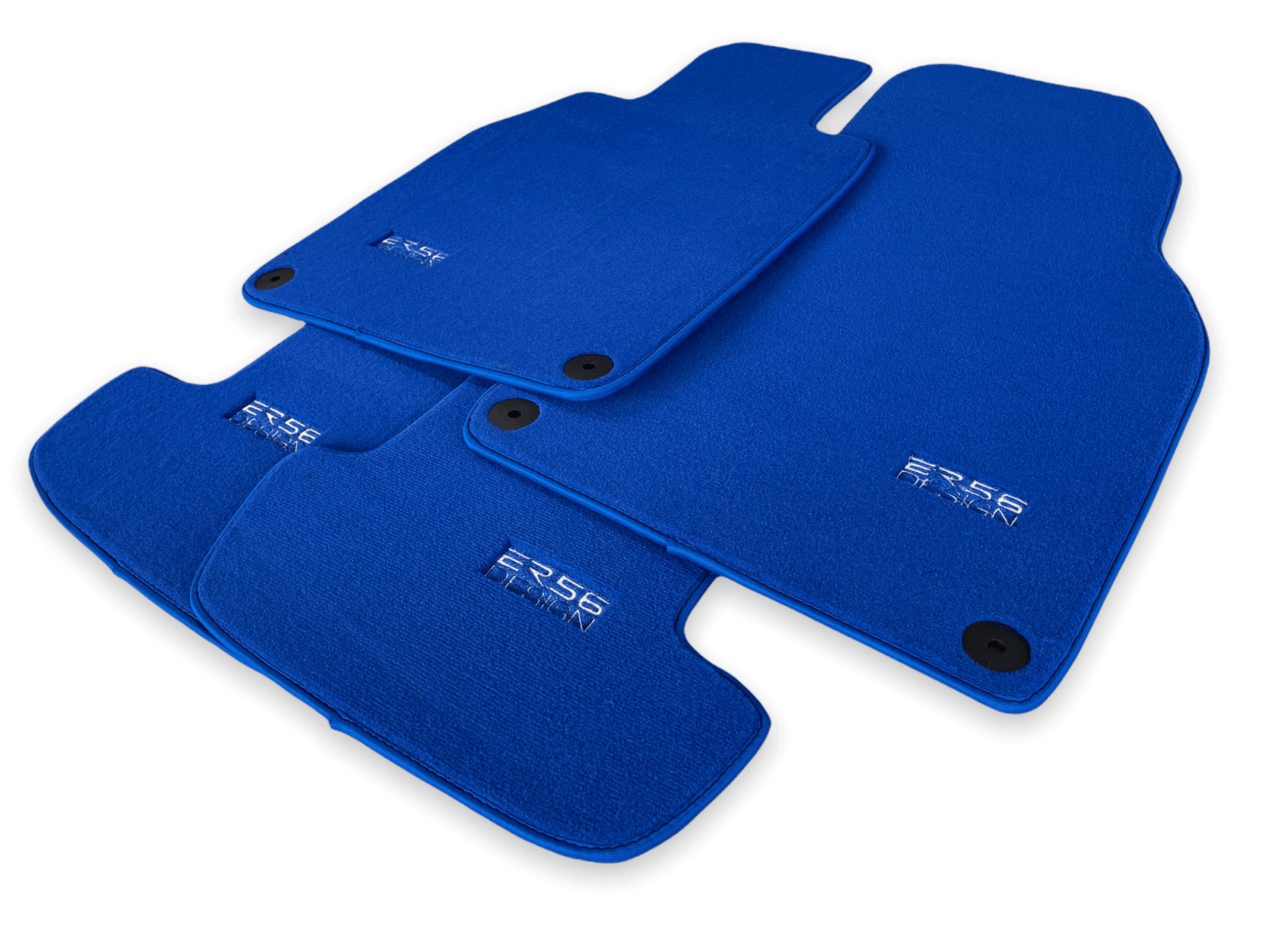 Blue Floor Mats for Porsche Panamera (2017-2023) | ER56 Design - AutoWin