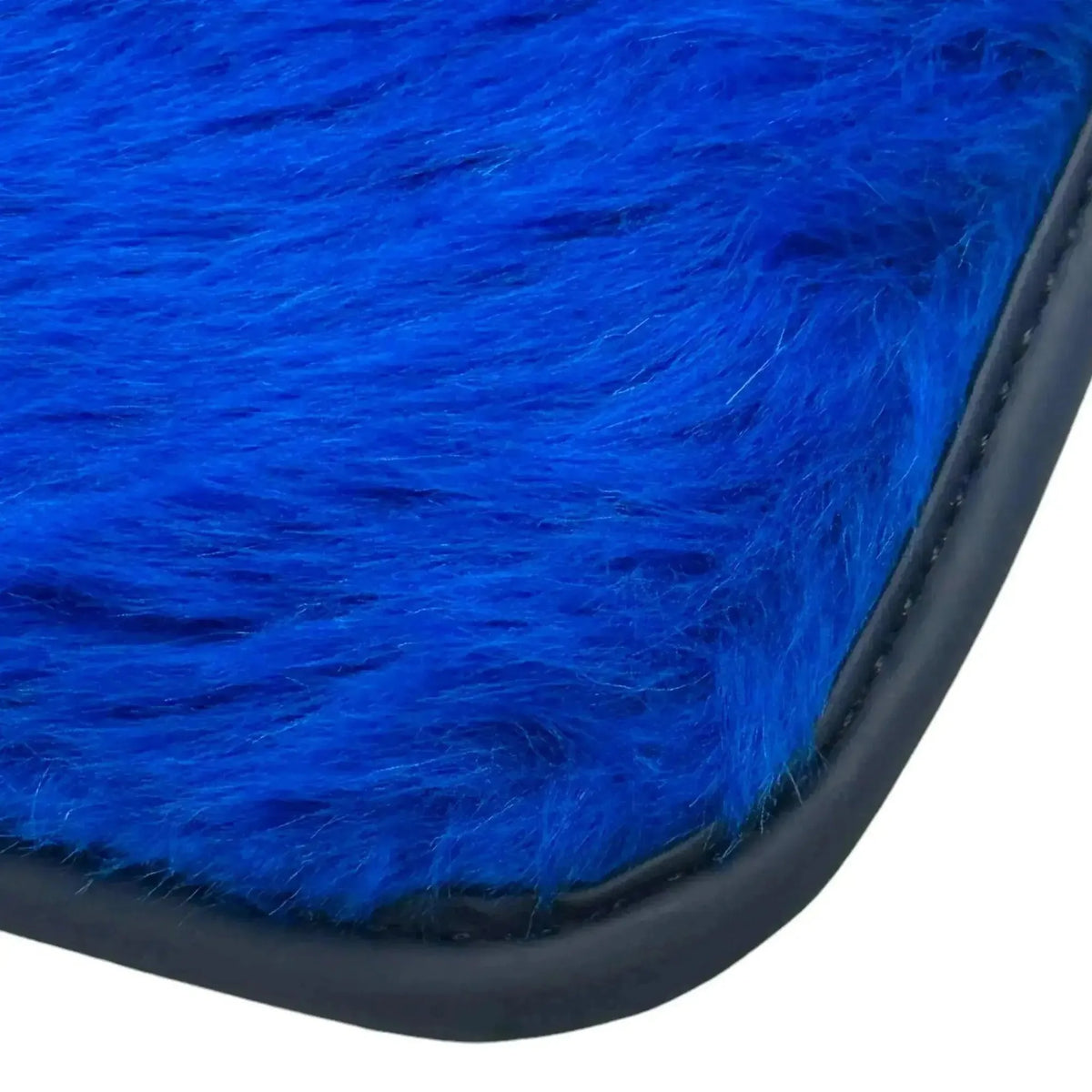 Blue Sheepskin Floor Mats for Rolls-Royce Phantom Sedan (2003-2016)