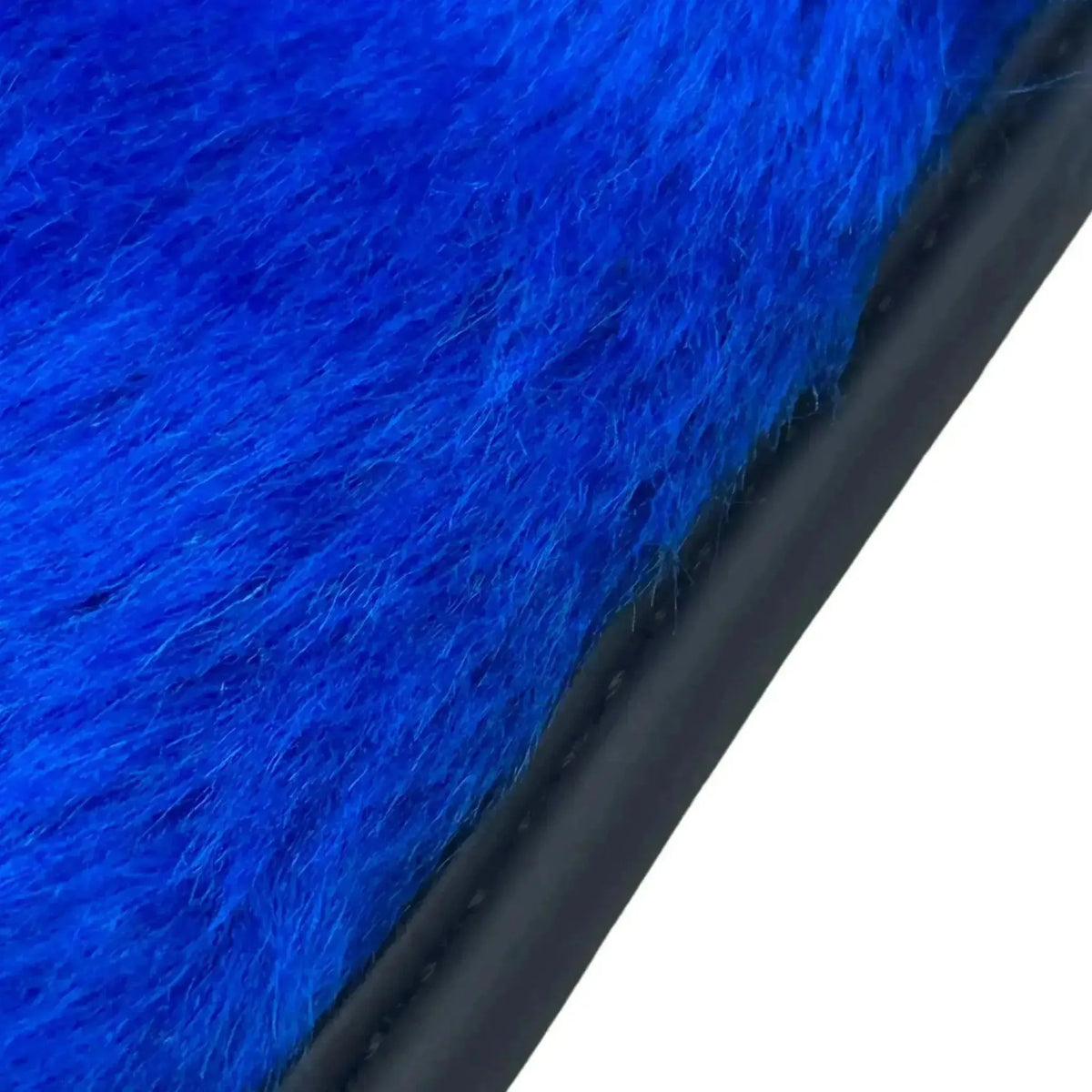 Blue Sheepskin Floor Mats for Rolls-Royce Phantom Sedan (2003-2016)