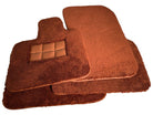 Brown Sheepskin Floor Mats For Bentley Bentayga (2015-2023) Er56 Design Brand - AutoWin