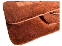 Brown Sheepskin Floor Mats For Rolls Royce Phantom VIII (2017-2024) ER56 Design Brand