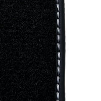 Carbon Fiber Floor Mats for Ford Mustang GT500 Shelby (2015-2021) with Cobra Sewing - AutoWin