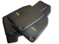 Carbon Fiber Floor Mats for Porsche Panamera (2009-2016) Green Sewing - AutoWin