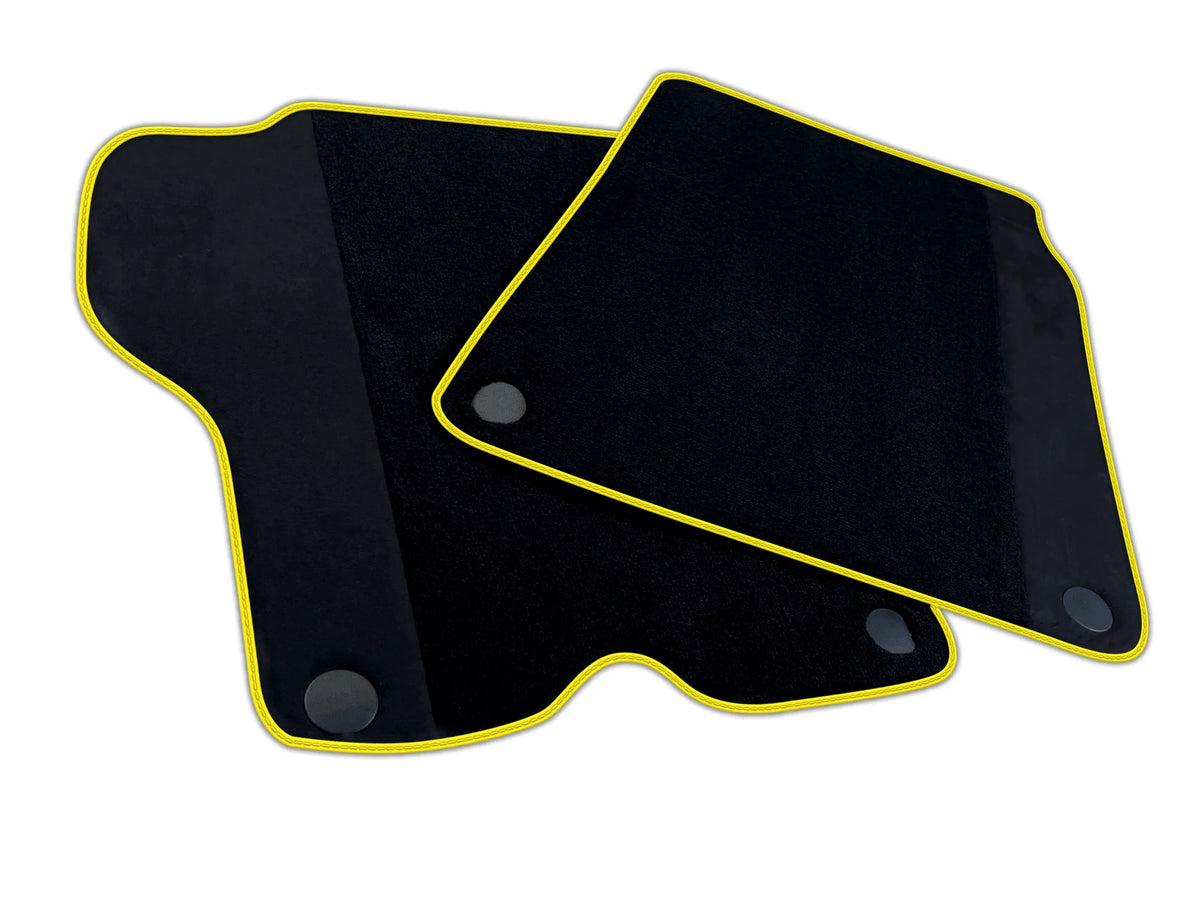 Custom Black Floor Mats For Ferrari California 2008-2014 With Alcantara