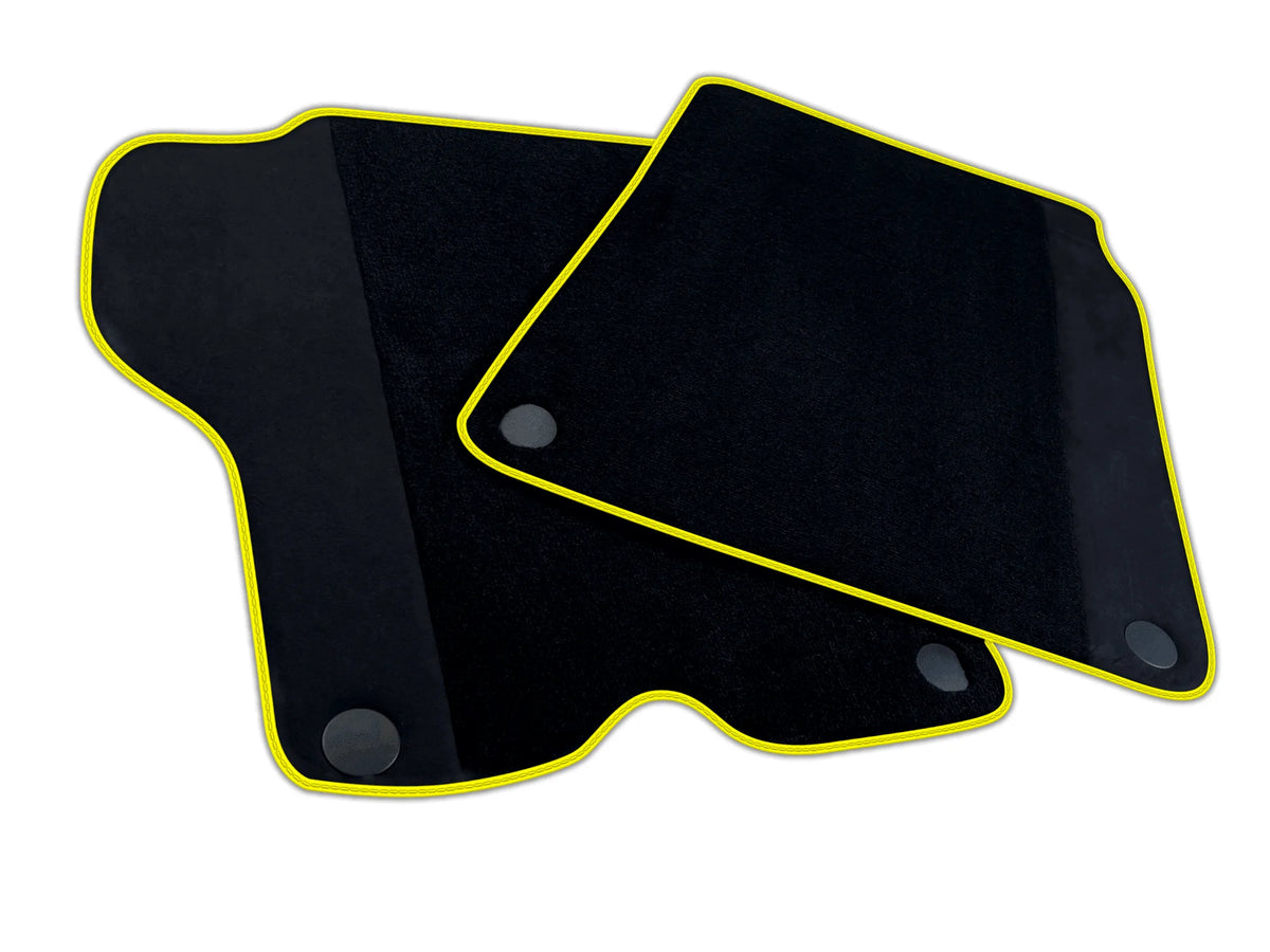 Custom Black Floor Mats For Ferrari California 2008-2014 With Alcantara