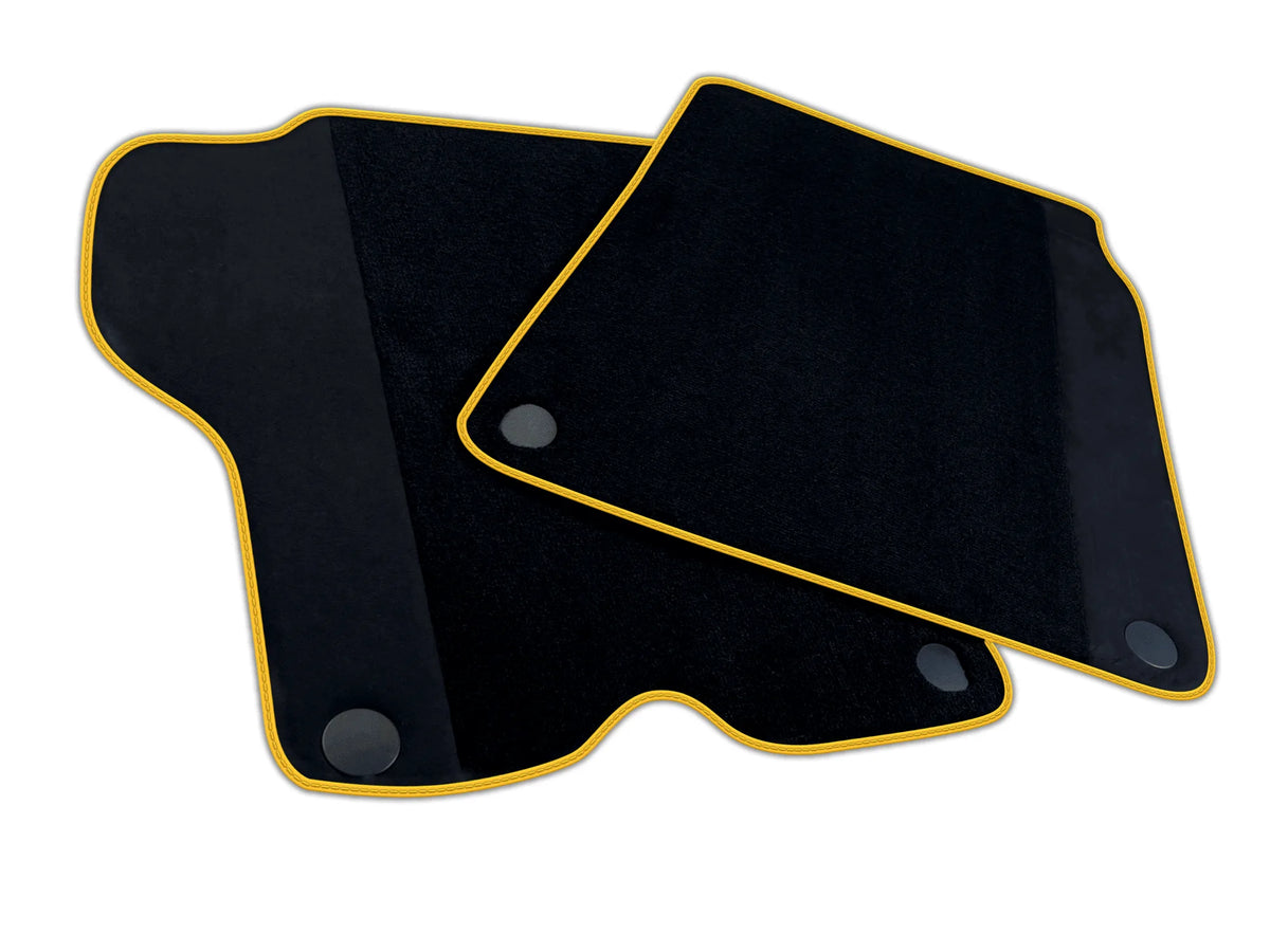 Custom Black Floor Mats For Ferrari California 2008-2014 With Alcantara