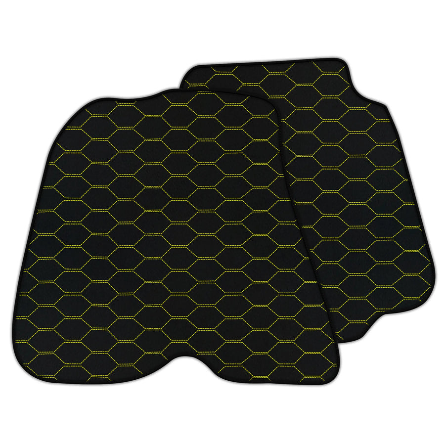 Customizable Leather Floor Mats with Divario Pattern for Ferrari 812 GTS (2018-2023)
