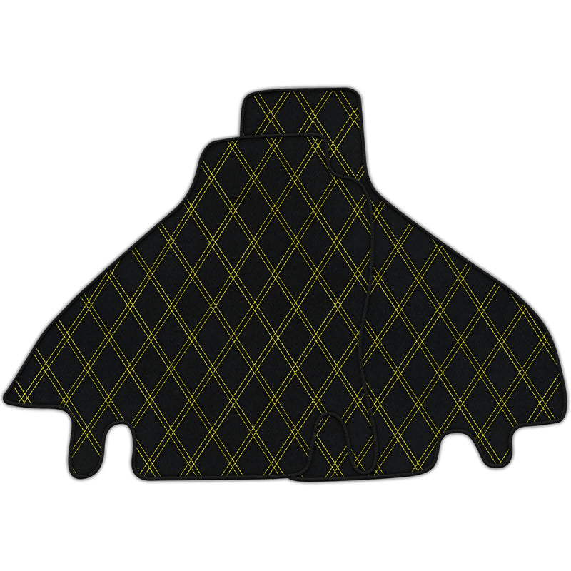 Tapis de sol en cuir personnalisables avec motif double