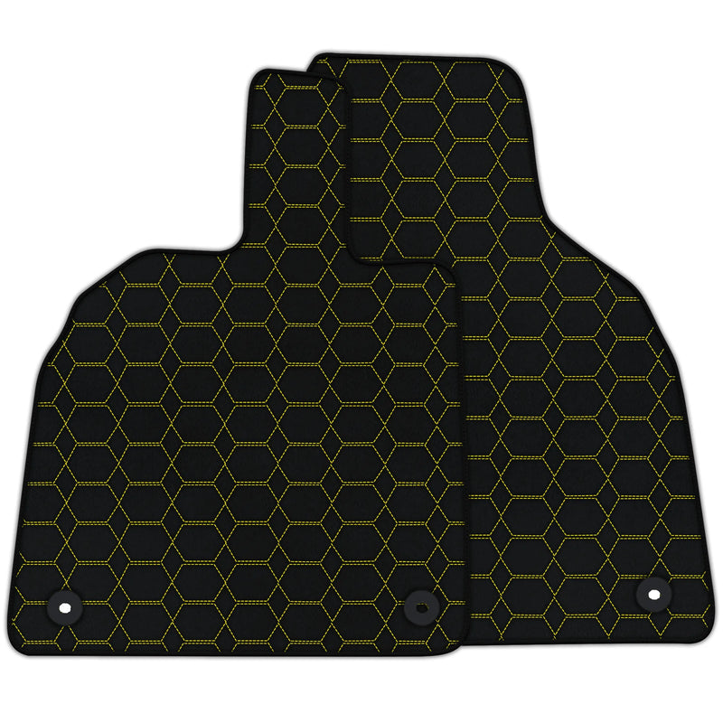 Anpassbare Lederfußmatten mit Hexagon-Muster für Lamborghini Aventador (2012-2022)