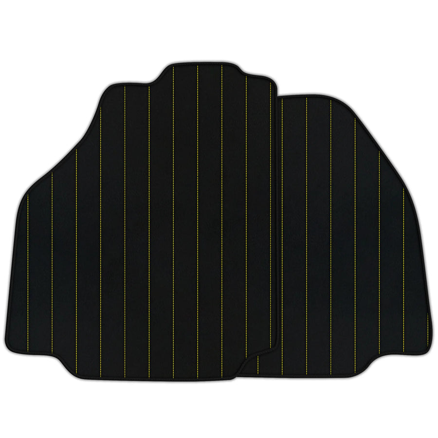 Customizable Leather Floor Mats with Line Pattern for Ferrari 488 GTB (2016-2022)