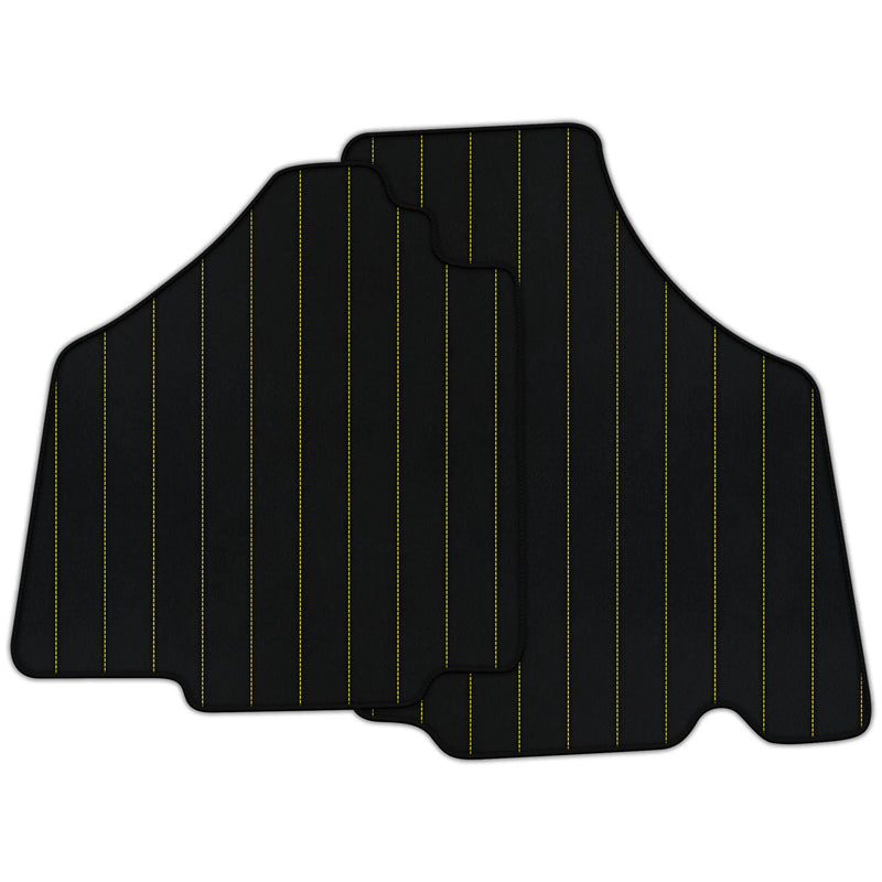 Customizable Leather Floor Mats with Line Pattern for Lamborghini Murcielago (2001-2010)