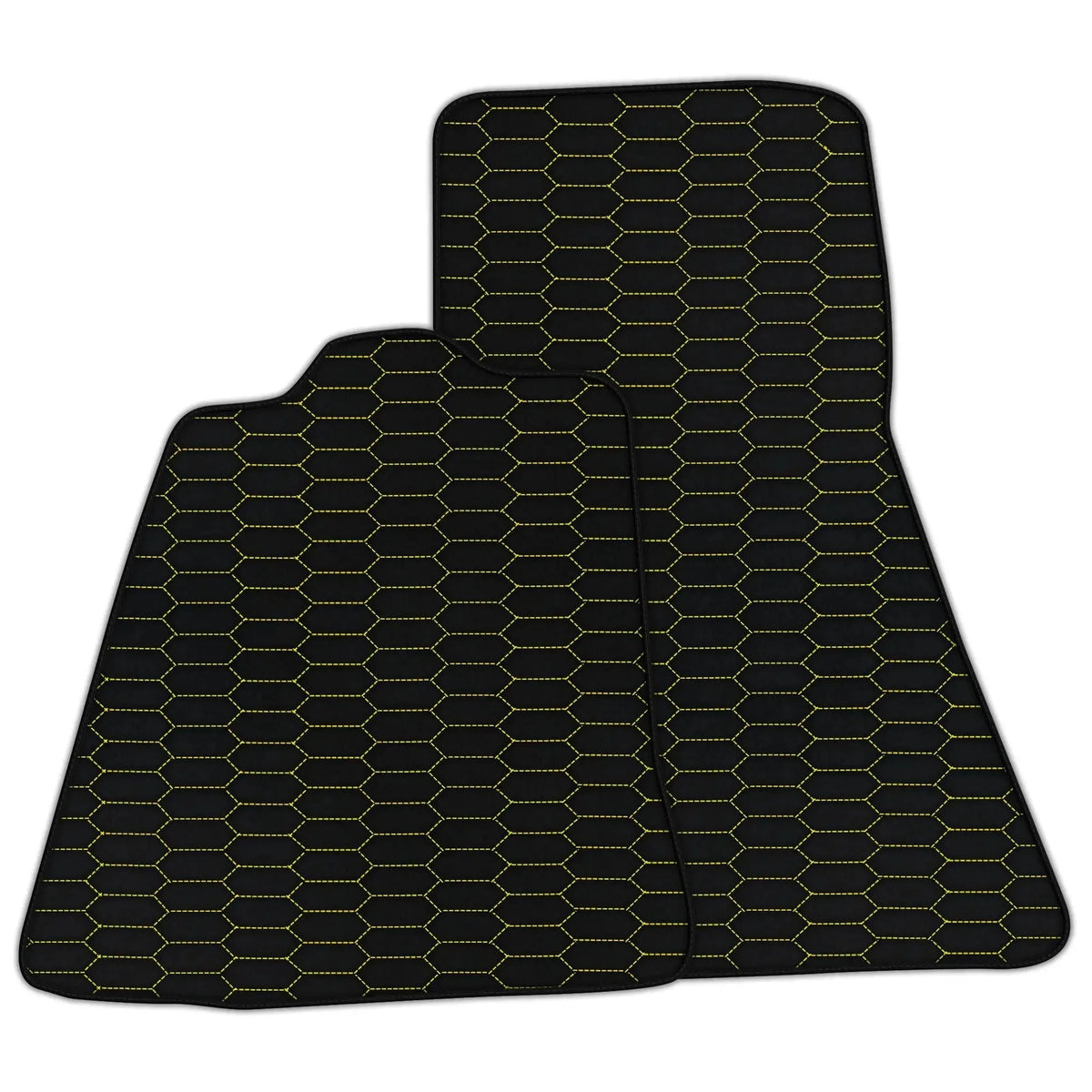 Customizable Leather Floor Mats with Raptor Hex Pattern for McLaren 720S (2017-2021)