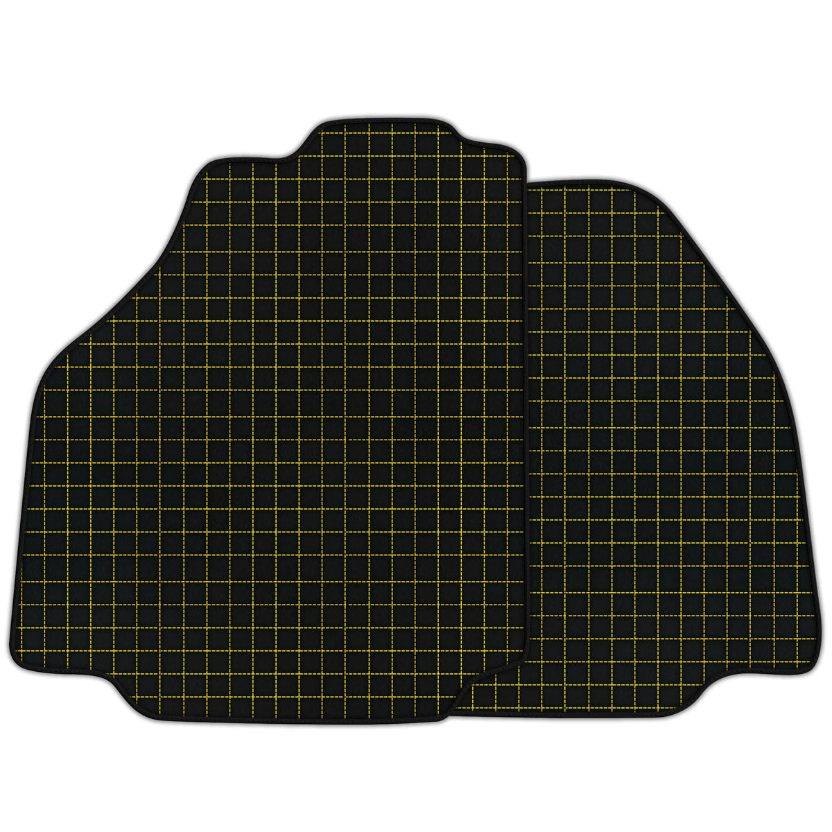 Customizable Leather Floor Mats with Square's Pattern for Ferrari 488 Spider (2016-2022)