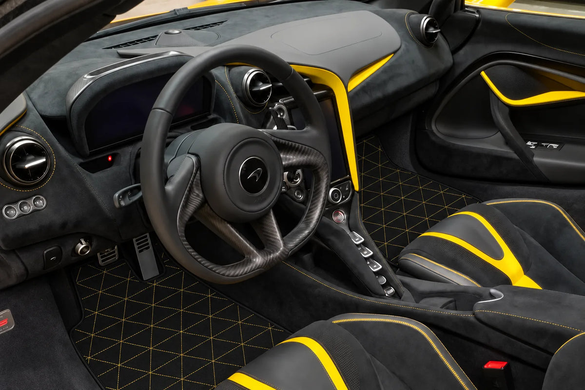 Interior look of floor mats for McLaren 720S (2017-2021)