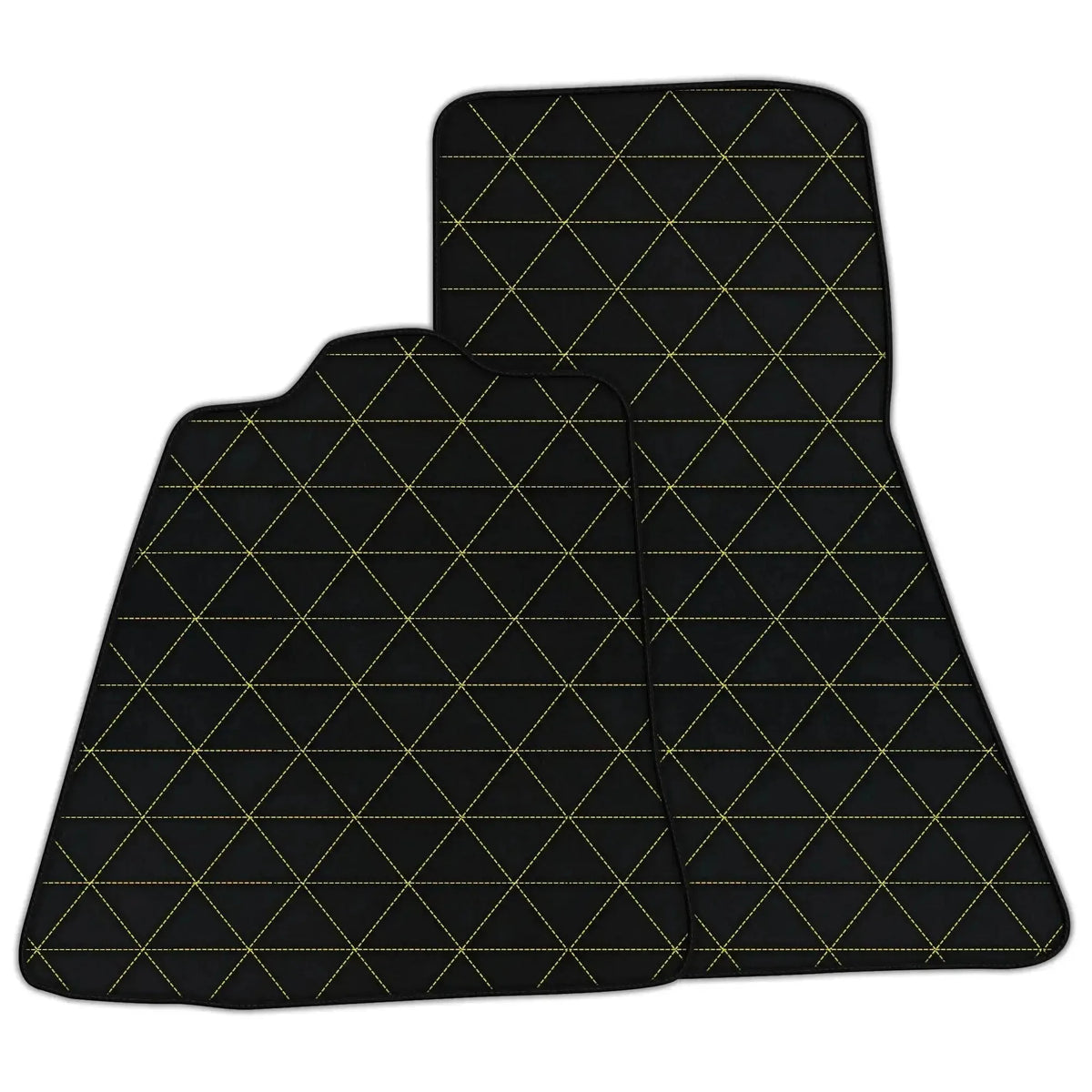 Customizable Leather Floor Mats with Triangle Pattern for McLaren 720S (2017-2021)