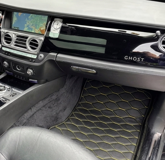 Interior look of floor mats for Rolls Royce Ghost Series II (2021–2024)