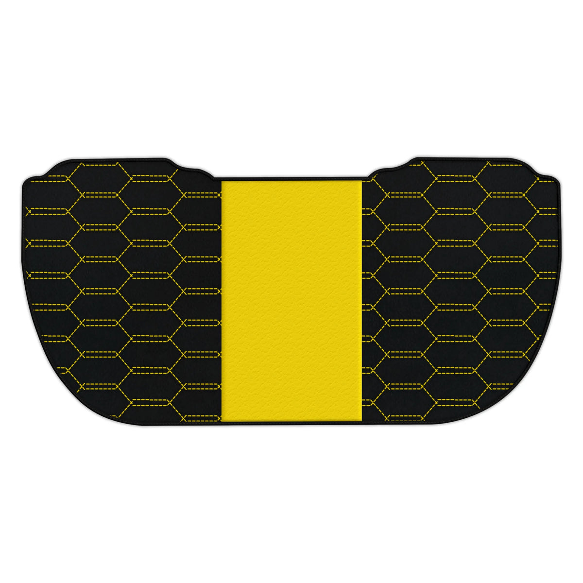 Customizable Leather Trunk Floor Mats with Interlaced Hex Pattern for SF90 Stradale (2019-2024)