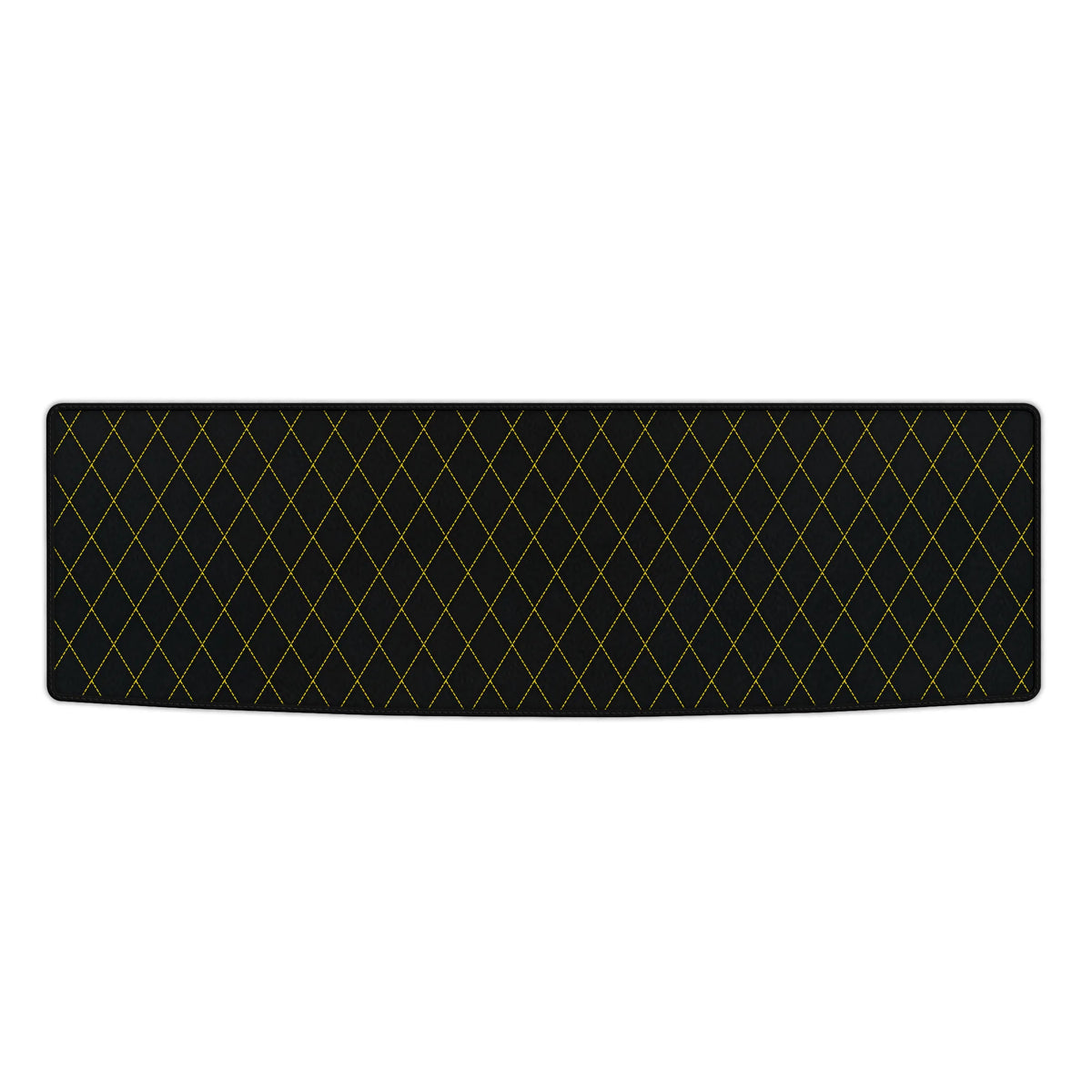 Customizable Leather Trunk Floor Mats with Single Diamond Pattern for Ferrari GTC4 Lusso (2016-2023)