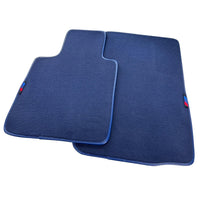 Dark Blue Floor Mats For BMW Z4 Series E86 Coupe (2003-2008) With M Package - AutoWin