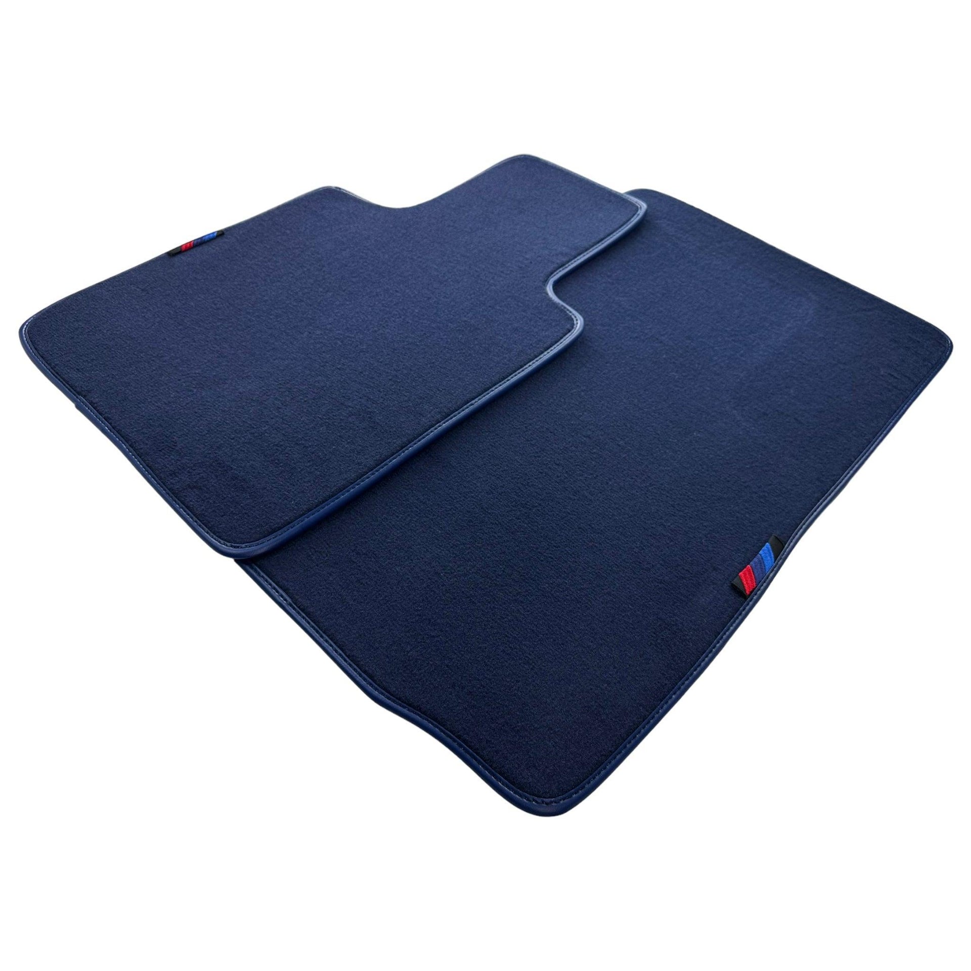 Dark Blue Floor Mats For BMW Z4 Series E86 Coupe (2003-2008) With M Package - AutoWin