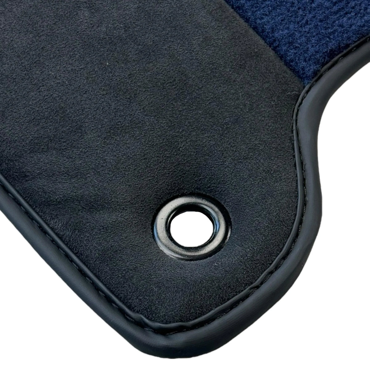 Dark Blue Floor Mats for Ferrari 360 Modena (1999-2005) with Alcantara Leather - AutoWin