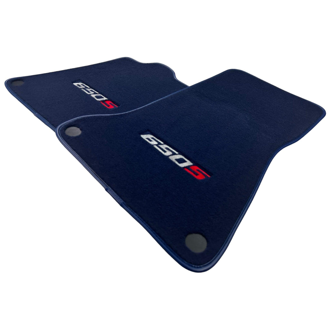 Dark Blue Floor Mats For McLaren 650S Tailored - AutoWin