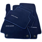 Dark Blue Floor Mats For Mercedes Benz E-Class W213 Sedan (2016-2020) | Limited Edition - AutoWin