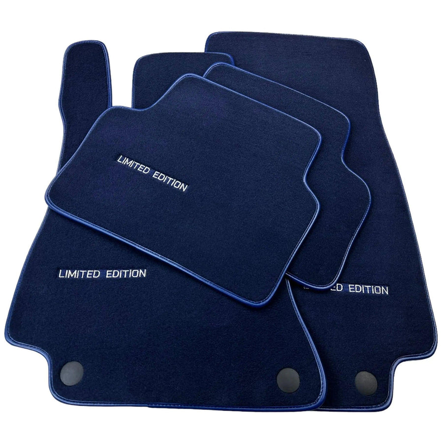 Dark Blue Floor Mats For Mercedes Benz GLS-Class X167 (2019-2023) | Limited Edition - AutoWin