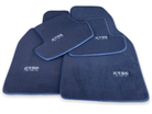 Dark Blue Floor Mats for Porsche 911 - 993 (1994-1998) - AutoWin