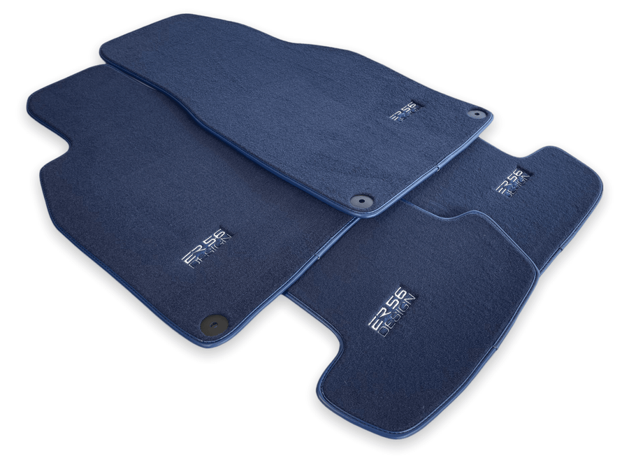 Dark Blue Floor Mats for Porsche Cayenne (2010-2018) | ER56 Design - AutoWin