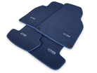 Dark Blue Floor Mats for Porsche Taycan (2019-2023) | ER56 Design - AutoWin