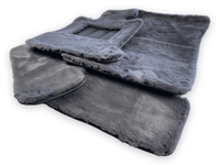 Dark Gray Sheepskin Floor Mats For Rolls Royce Spectre (2023-2024) Er56 Design Brand - AutoWin