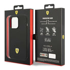 Ferrari Silicone Metal Logo Hardcase for iPhone 14 Pro Max 6.7" - AutoWin