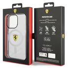 Ferrari Translucent MagSafe Hardcase for iPhone 14 Pro 6.1" - AutoWin