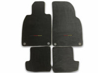 Floor Mats for Audi A3 - 3-door Hatchback (2000-2003) Carpet Germany Flag - AutoWin