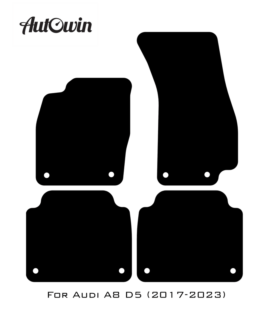 Floor Mats for Audi A8 D5 (2017-2023) ER56 Design - AutoWin