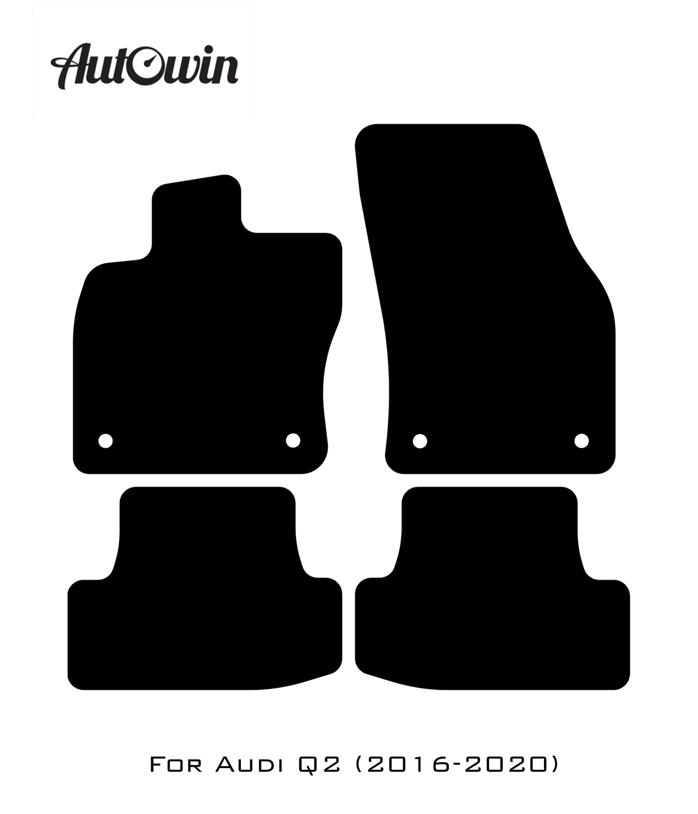 Floor Mats for Audi Q2 (2016-2020) ER56 Design - AutoWin