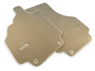 Floor Mats for Audi R8 (2007-2015) Beige Carpet ER56 Design - AutoWin