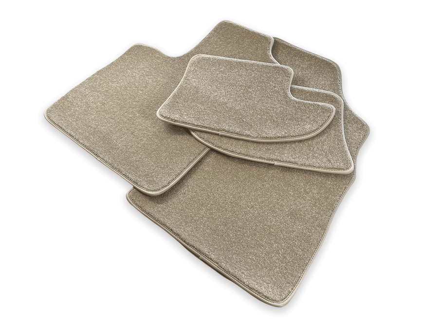 Floor Mats For Bentley Continental GT Beige Luxury Quality 2011–2018 - AutoWin