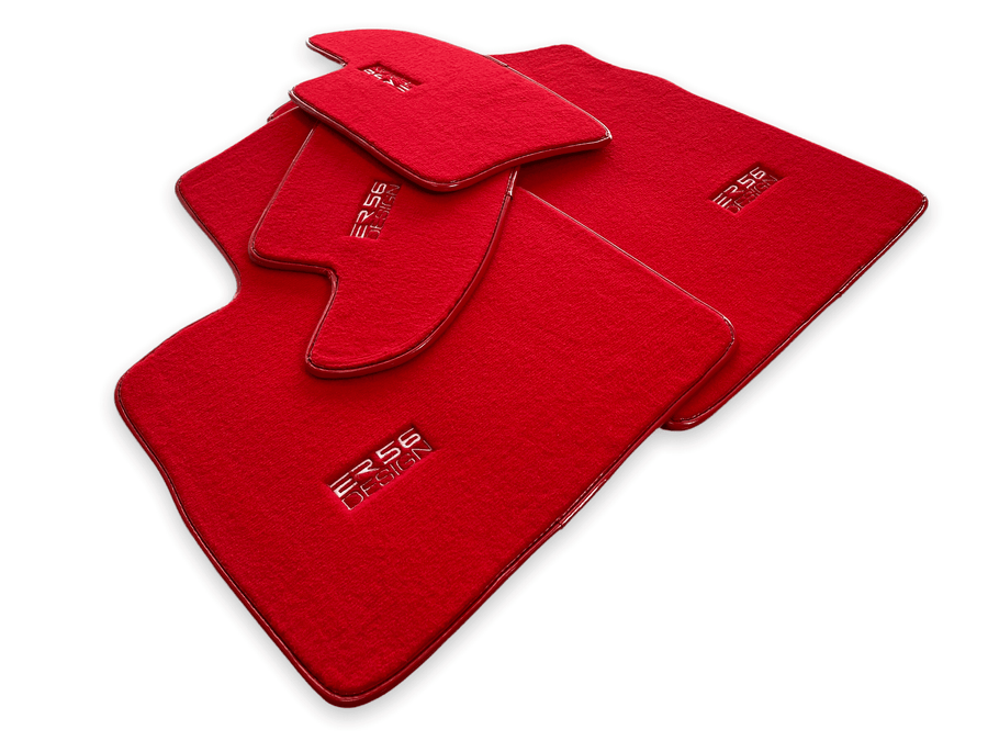 Floor Mats For Bentley Continental GT Red 2011–2018 Er56 Design - AutoWin