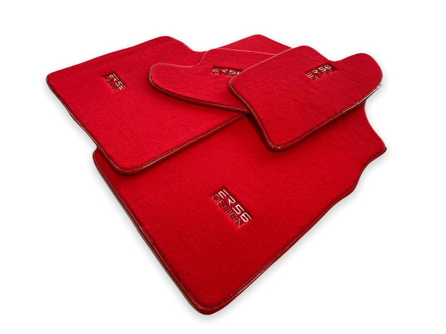 Floor Mats For Bentley Continental GT Red 2011–2018 Er56 Design - AutoWin