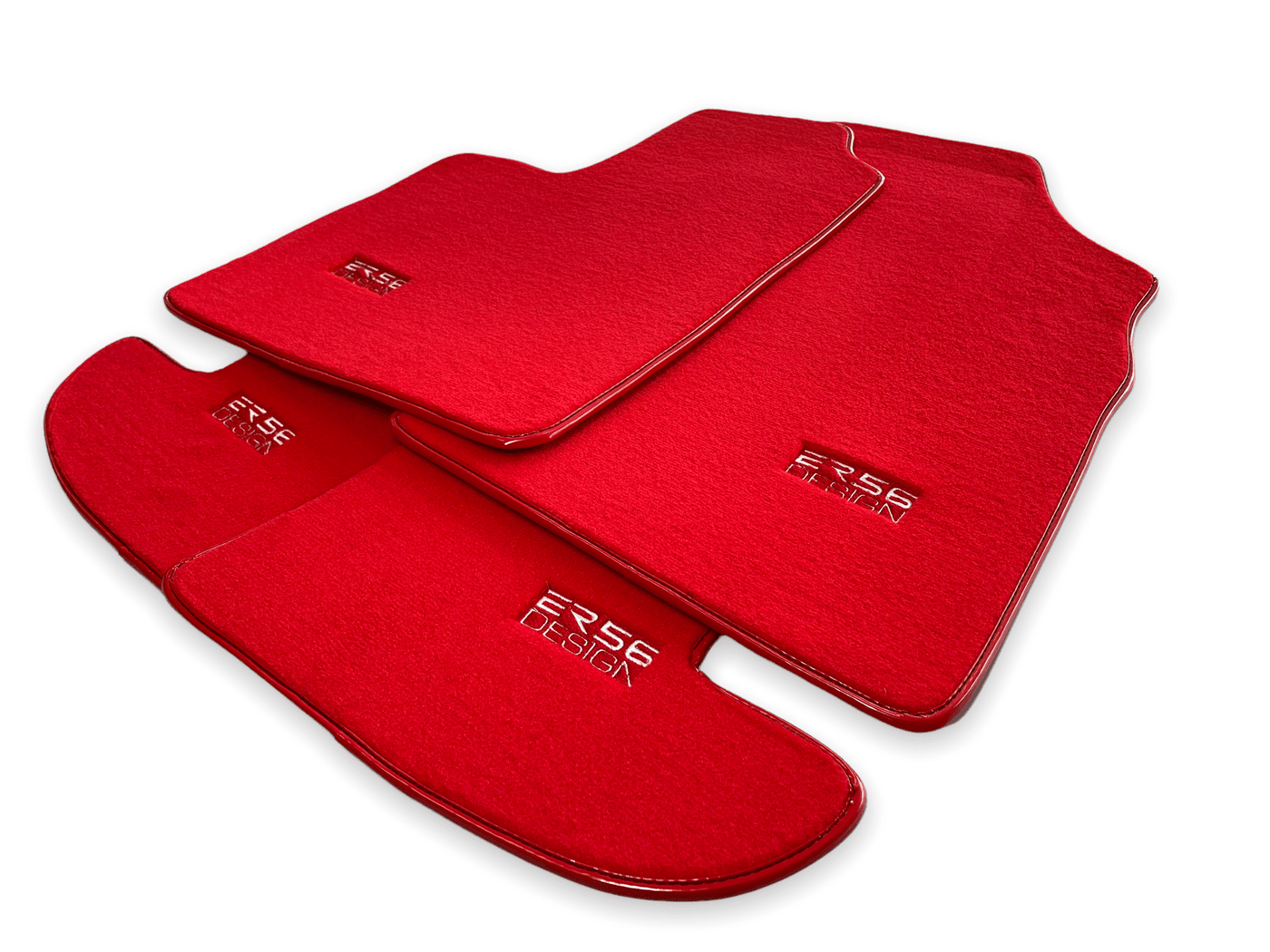 Floor Mats For Bentley Continental GT Red 2011–2018 Er56 Design - AutoWin